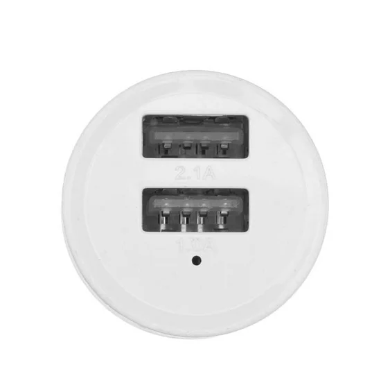 Автомобильное зарядное устройство, 2 USB, 2.1/1А, микс