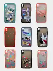 Матовый чехол для Iphone 7/8/SE, X, XR с рисунком