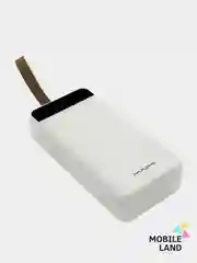 Белый внешний аккумулятор Power Bank MAIMI Mi9 50000 mAh 3 USB +Type-C+micro+IOS, быстрый заряд