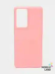 Розовый чехол силиконовый для Samsung S21 / Samsung S21 Plus / S21 Ultra