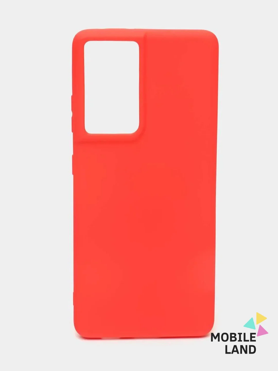 Красный чехол силиконовый для Samsung S21 / Samsung S21 Plus / S21 Ultra