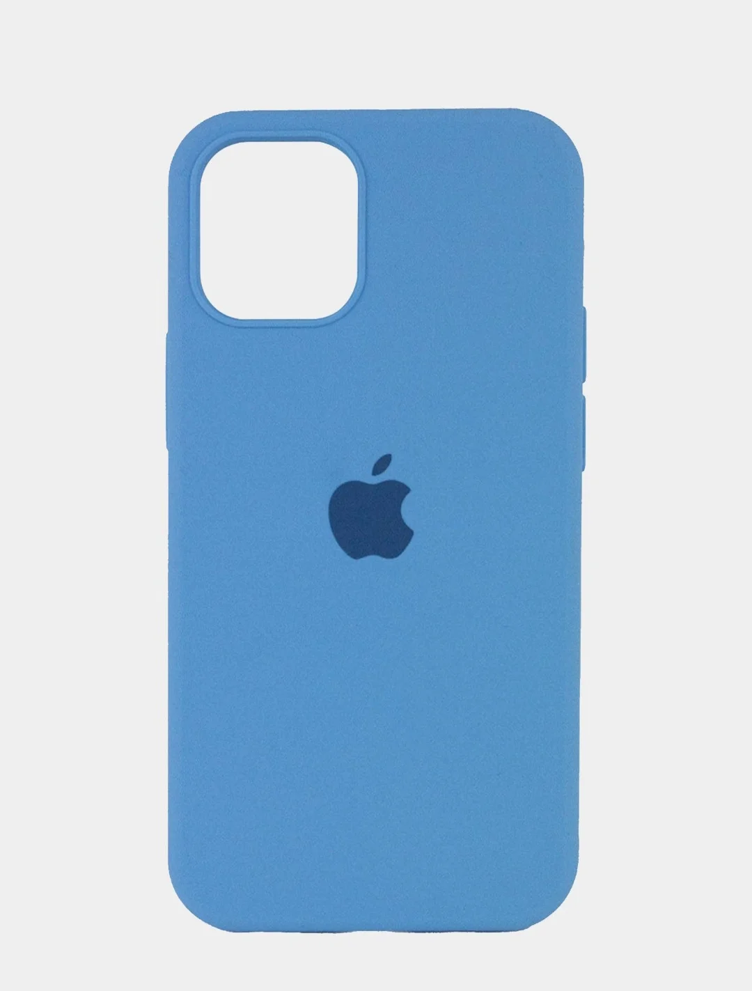 Синий меланж чехол Silicone Case для iPhone 11,XR,7,8,12,XS,8+,7+,11 Pro,Max,12 Pro,XS MAX