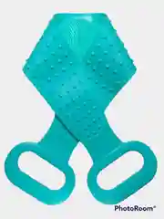 Бирюзовый мочалка двухсторонняя, силиконовая