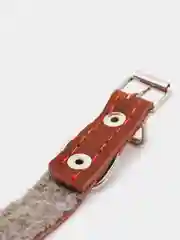 Карамельный ошейник для собак из натуральной кожи с ватином