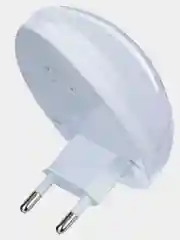 Ночник в розетку с выключателем, 3LED-одноцветный, пластик, 5х9х6,5 см, 220-240 В, 0,1 Вт