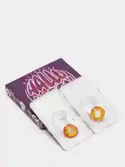 Манго цветные линзы, 2 шт, "Огонь-косплей", 3 дизайна