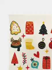 Наклейки для ногтей, слайдеры для маникюра и педикюра. Рождество и Новый год