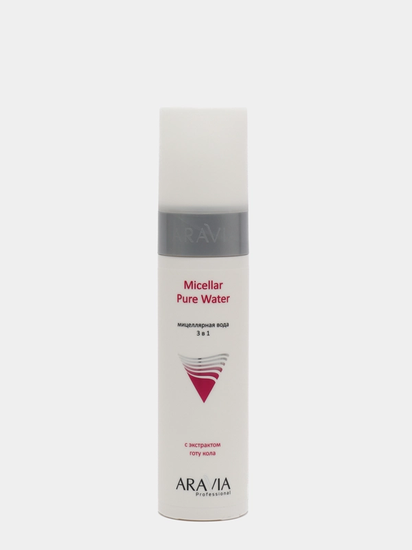 Мицеллярная вода 3 в 1 Micellar Pure Water с экстрактом готу кола, 250 мл