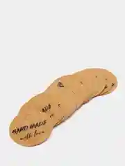 Бирка крафт "Hand made with love", набор 100шт