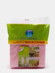 Салфетка универсальная РУСАЛОЧКА, вискоза, 30 х 38 см, упаковка 10 шт