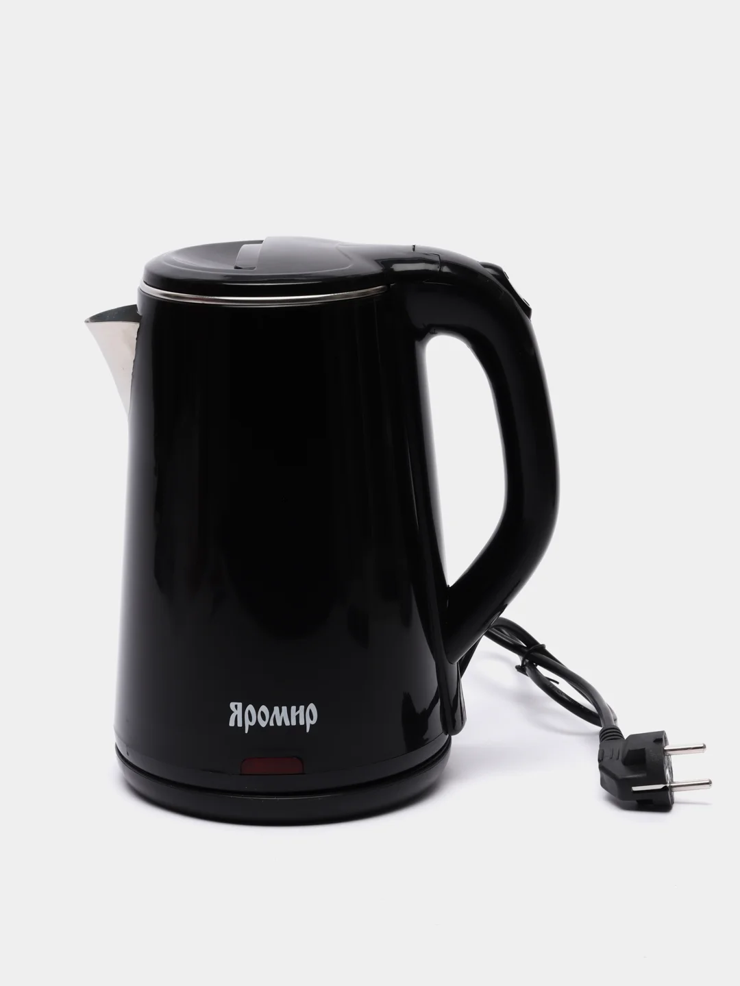 Черный чайник электрический ЯРОМИР ЯР-1059, 1500 Вт, 1.8л