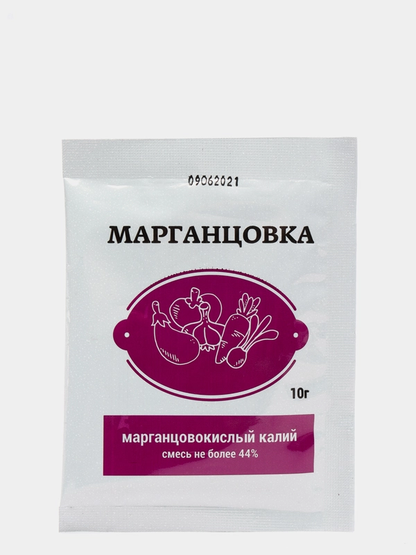 Перманганат калия (марганцовка) "Зеленое сечение", 44,95%, 10 г