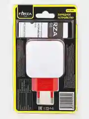 Сетевое зарядное устройство Акварель, 2хUSB, 2А, 5В, 3 цвета