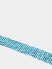 Бирюзовый сетка стразовая