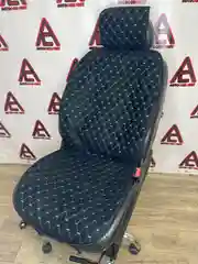 Синий накидки на сидения авто (велюр) с двойной строчкой (пара)