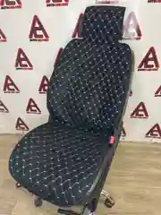 Белый накидки на сидения авто (велюр) с двойной строчкой (пара)