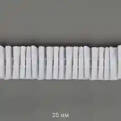 Белый шторная лента, тесьма для штор, тюли