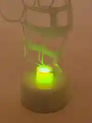 Серый светильник, ночник, светодиодный LED