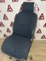 Синий накидки на сидения авто, пара, с двойной строчкой, замша