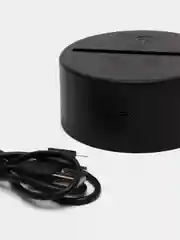 Аметистовый светильник-ночник 3D по аниме "HunterxHunter", LED, светодиодный, настольный, USB