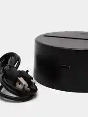 Аметистовый ночник 3D по аниме "Наруто", LED, светодиодный, USB