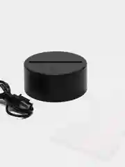 Аметистовый ночник 3D по аниме "Наруто", LED, светодиодный, USB