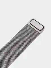 Серебряный фирменный металлический ремешок для Samsung Gear S3 Frontier /Huawei / Xiaomi 22 мм