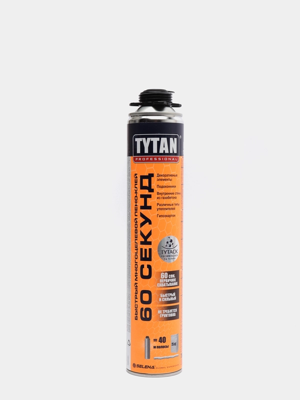 Клей-пена TYTAN Professional 60 секунд, 750 мл купить по цене 999 ₽ в ...
