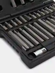 Набор бит HEX, Torx , SPLine, хвостовик-шестигранник 1/2, CrV, 42 шт. Stels