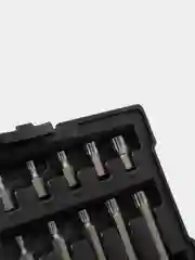 Набор бит HEX, Torx , SPLine, хвостовик-шестигранник 1/2, CrV, 42 шт. Stels