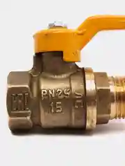 Кран газовый 15, 20, 25 - 1/2", 3/4", 1"