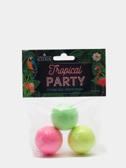 Подарочный набор бомбочек для ванн Tropical Galaxy PARTY 3х40г неон Подарок на новый год