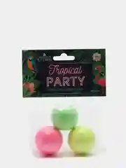 Подарочный набор бомбочек для ванн Tropical Galaxy PARTY 3х40г неон Подарок на новый год