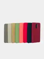 Серый чехол силиконовый Silicone Cover Case для Huawei Honor Y7 2017