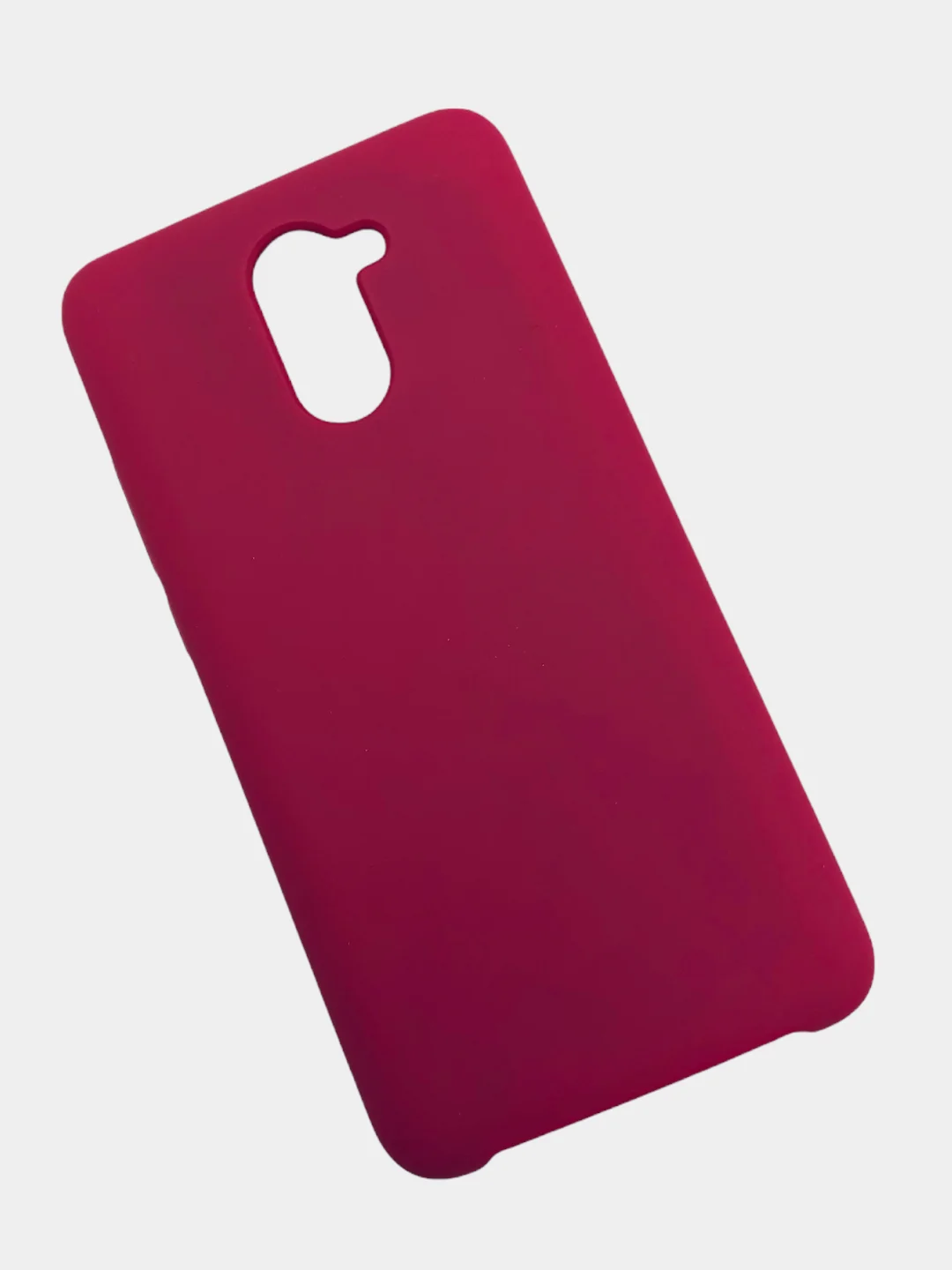 Серый чехол силиконовый Silicone Cover Case для Huawei Honor Y7 2017