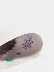 Тёмно-зелёный новогодняя декоративная наклейка на окно, зеркало 34*20 см
