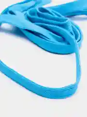 Лазурный шнурки для обуви, пара, плоские, 110см