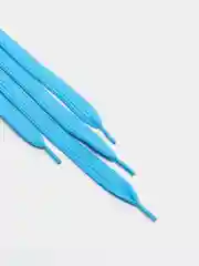 Лазурный шнурки для обуви, пара, плоские, 110см