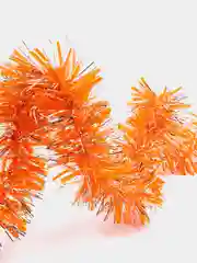 Горчичный мишура новогодняя, 200 см