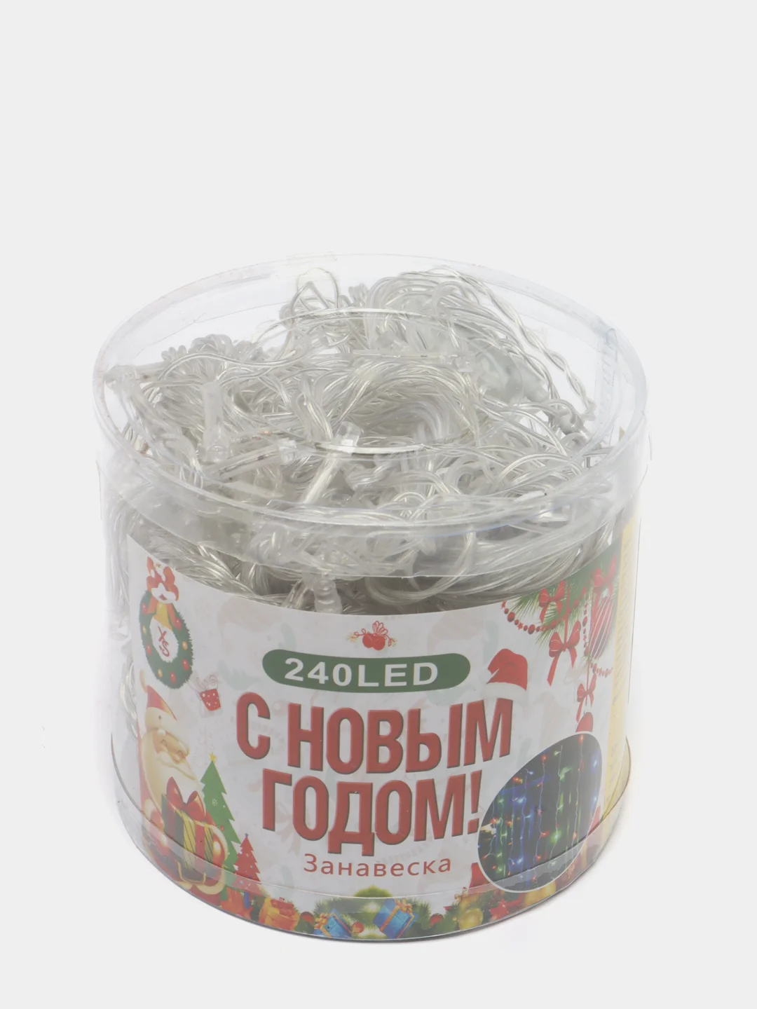 Гирлянда цветная штора 2м*2м