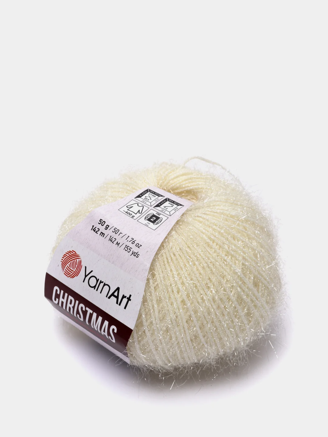 Слоновая кость пряжа для вязания YarnArt Christmas