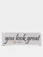 Наклейка на стену с текстовым принтом " You look great"