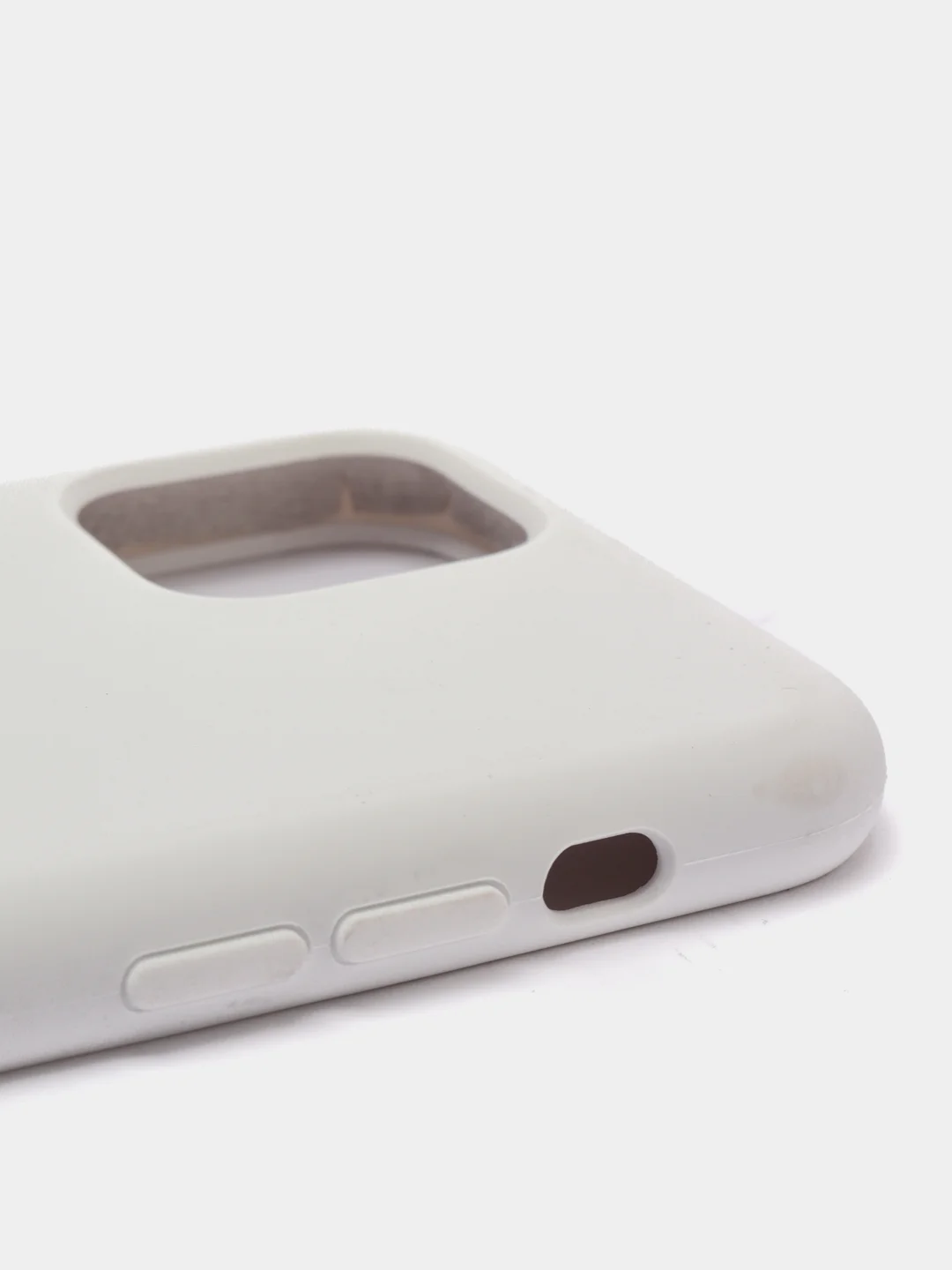 Бежевый чехол для айфона, silicone case iphone