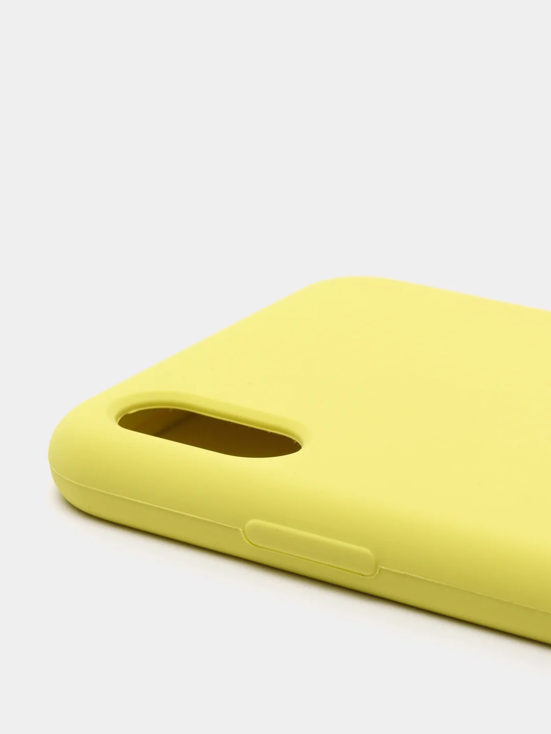 Лимонный чехол Silicone Case силиконовый с микрофиброй IPhone 5/5s/SE 6/6s 7/8 7+/8+ X/XS / 11 / 12