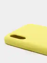 Лимонный чехол Silicone Case силиконовый с микрофиброй IPhone 5/5s/SE 6/6s 7/8 7+/8+ X/XS / 11 / 12