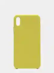 Лимонный чехол Silicone Case силиконовый с микрофиброй IPhone 5/5s/SE 6/6s 7/8 7+/8+ X/XS / 11 / 12