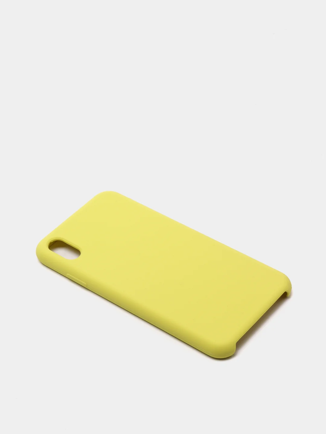 Лимонный чехол Silicone Case силиконовый с микрофиброй IPhone 5/5s/SE 6/6s 7/8 7+/8+ X/XS / 11 / 12