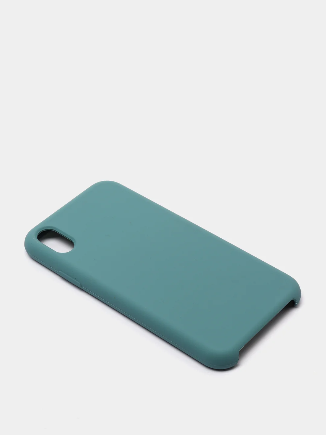 Бирюзовый чехол Silicone Case силиконовый с микрофиброй IPhone 5/5s/SE 6/6s 7/8 7+/8+ X/XS / 11 / 12