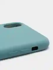 Бирюзовый чехол Silicone Case силиконовый с микрофиброй IPhone 5/5s/SE 6/6s 7/8 7+/8+ X/XS / 11 / 12
