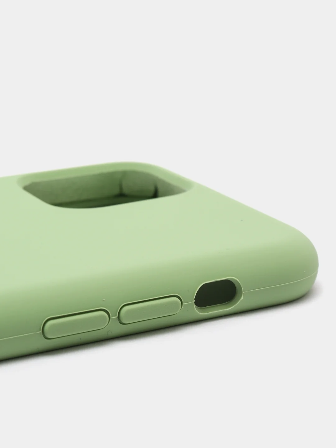 Лесной зеленый чехол Silicone Case силиконовый с микрофиброй IPhone 5/5s/SE 6/6s 7/8 7+/8+ X/XS / 11 / 12